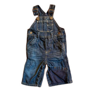 Baby Gap Blue Denim Overalls Size 0-3 Months